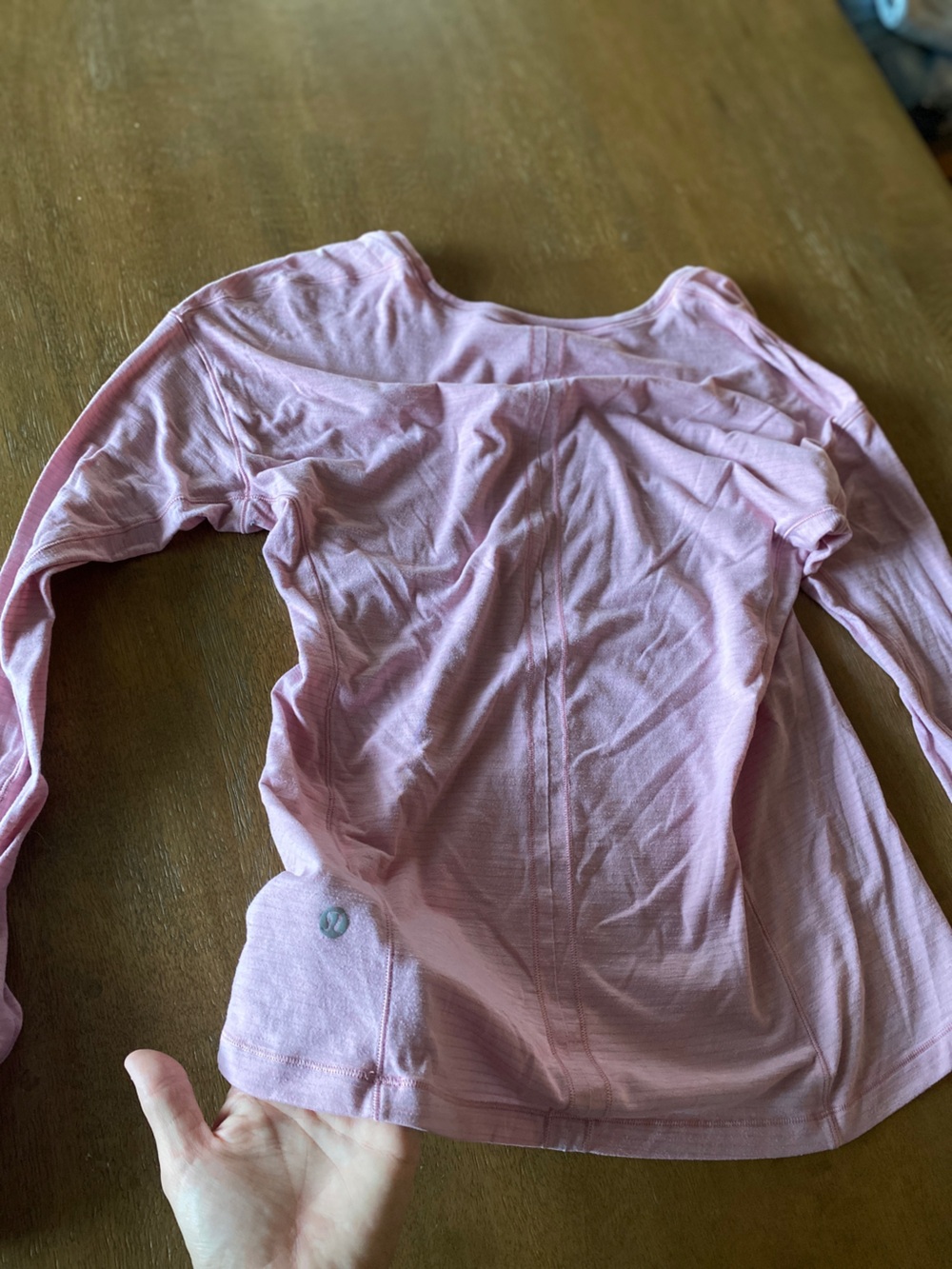 lululemon athletica Long Sleeve Pink Performance Top